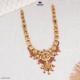 GANDHAMALLA Long Multi-Colored Nakshi Necklace