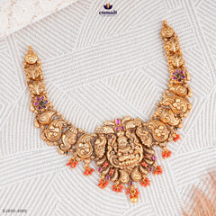GANESSA Radiant Pink Nakshi Necklace