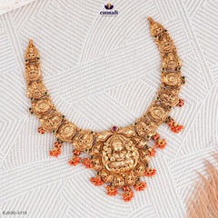 GAYAL Exquisite Green Nakshi Necklace