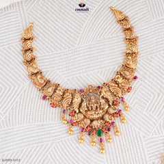 Gayanthika Exquisite Multi-Colored Nakshi Necklace