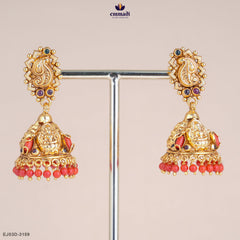GEETAH Elegant Multi-Color Silver Buttalu Nakshi Jewellery