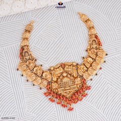 GEETHANJALI Exquisite Multi-Colored Nakshi Necklace