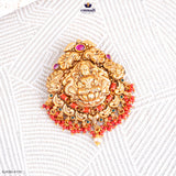 GETHIKA Exquisite Multi-Colored Nakshi Pendant