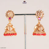 GURJARI Exquisite Pink Nakshi Buttalu Jewelry