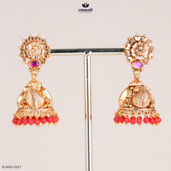 GURJARI Exquisite Pink Nakshi Buttalu Jewelry