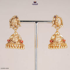 GYTANJALEE Elegant Pink Buttalu Nakshi Silver Jewellery