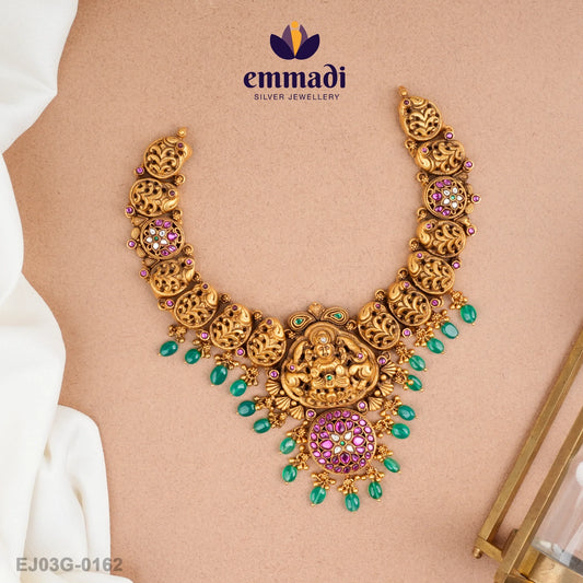 Nartana Kundan Nakshi Multi Necklace