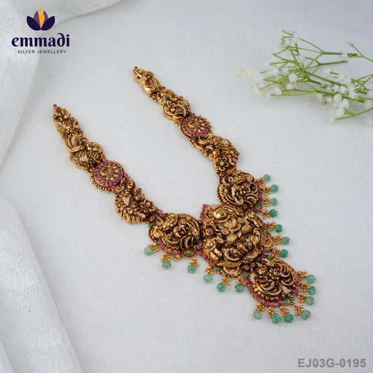 Nikhita Kundan Nakshi Multi Long Necklace