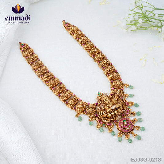 Nilasha Kundan Nakshi Multi Long Necklace