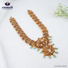 Nirdesa Kundan Nakshi Multi Long Necklace