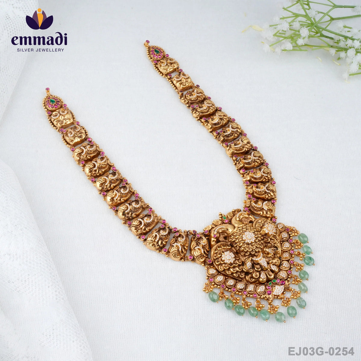 Niryama Kundan Nakshi Multi Long Necklace