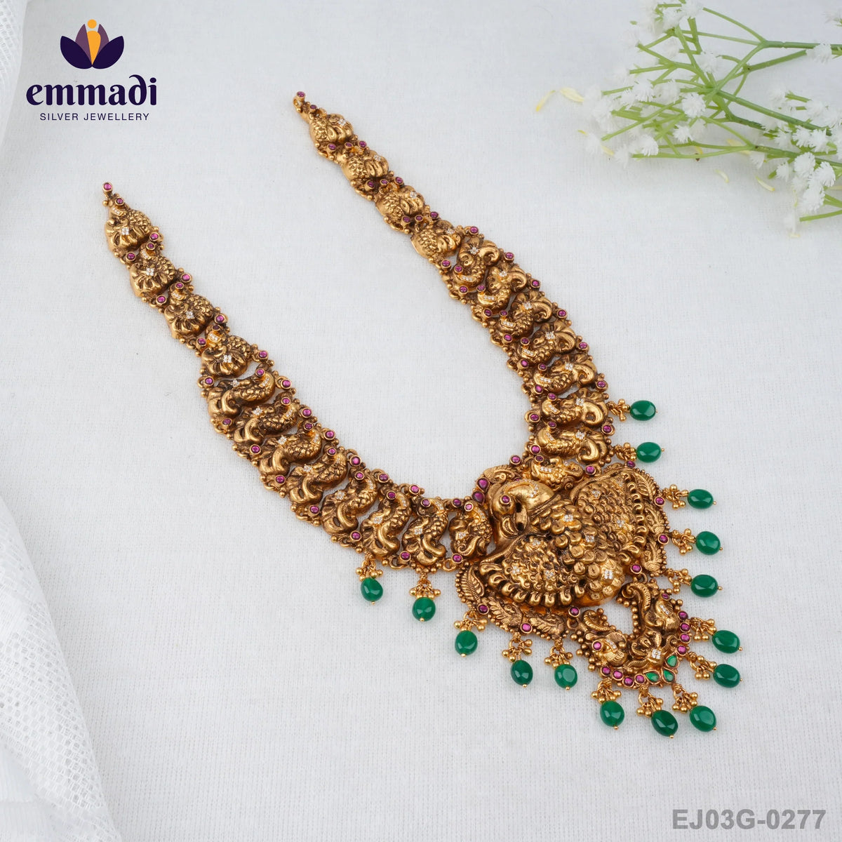 Pahlika Kundan Nakshi Multi Long Necklace