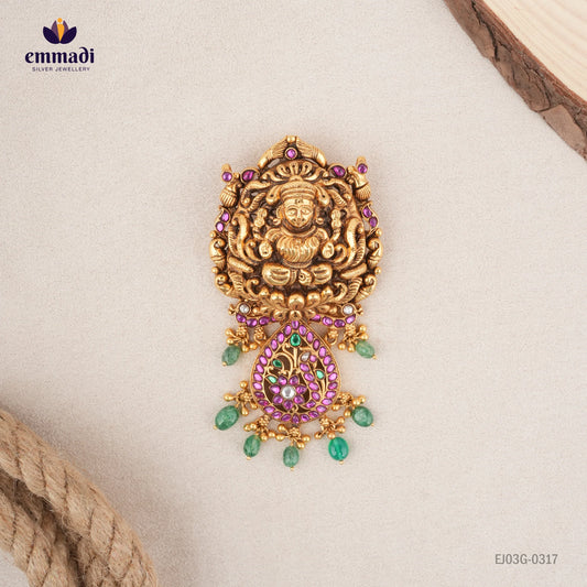 Parnika Kundan Nakshi Multi Pendant