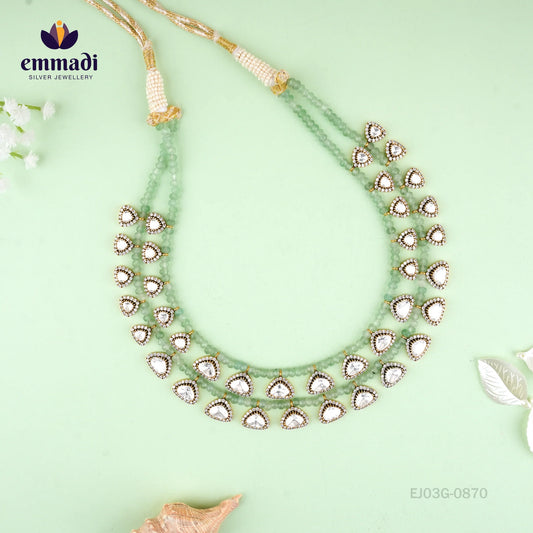 Ranjika Victorian White Necklace