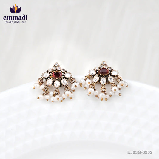 Ruchika Victorian Pink Studs