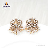 Sabeena Victorian White Studs
