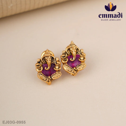 Samhita Nakshi Pink Studs