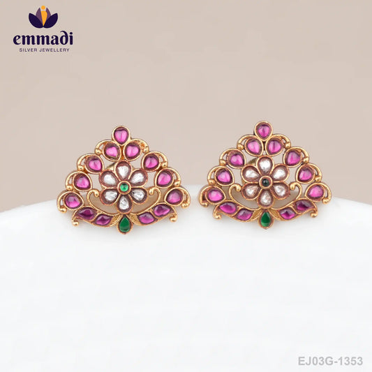 Samkhya Kundan Multi Studs