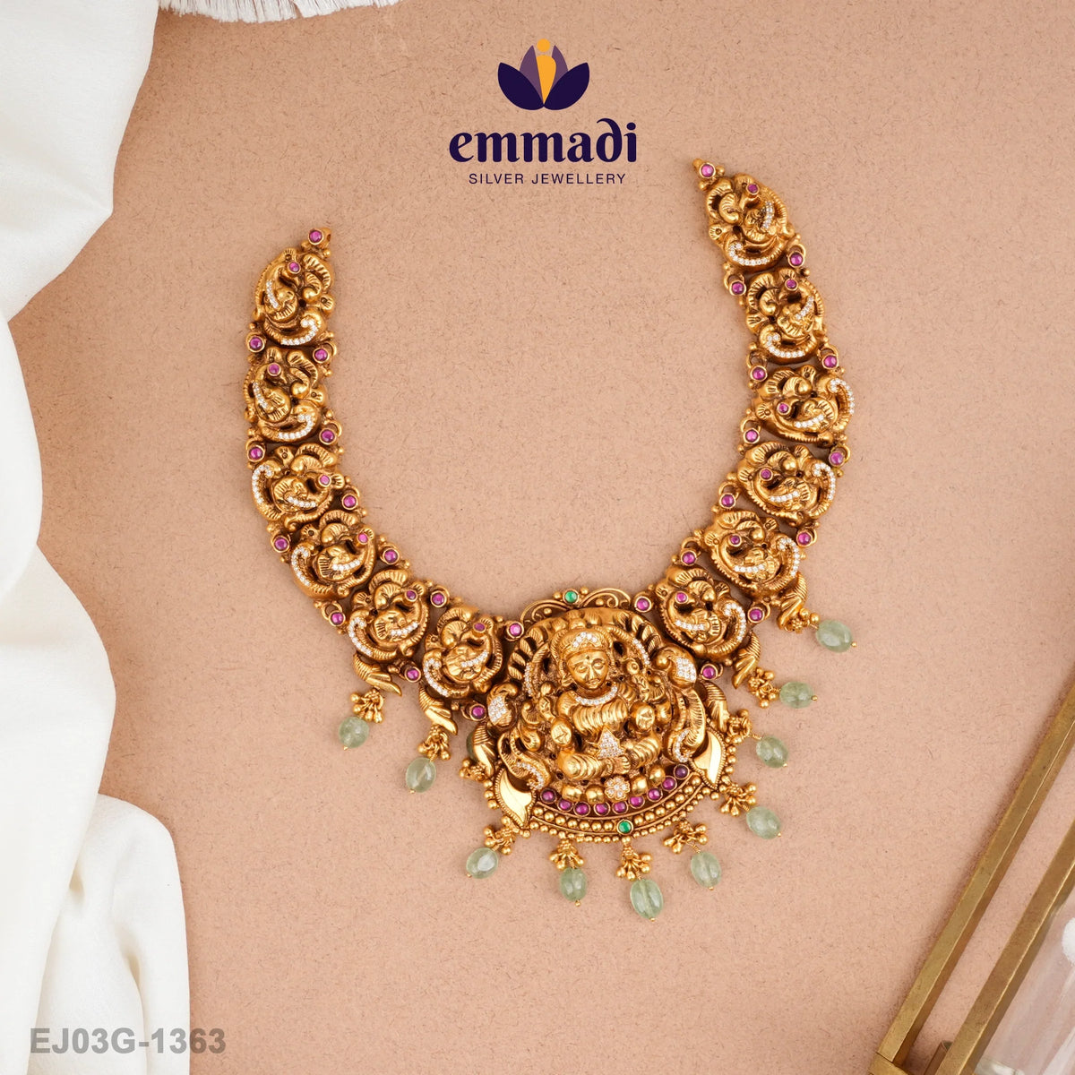 Sampada Kundan Nakshi Multi Necklace