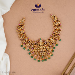 Sasita Kundan Nakshi Multi Necklace