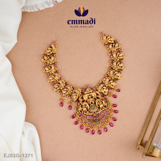 Sastha Kundan Nakshi Multi Necklace