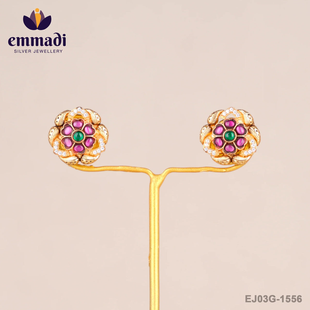 Sarkura Kundan Multi Studs