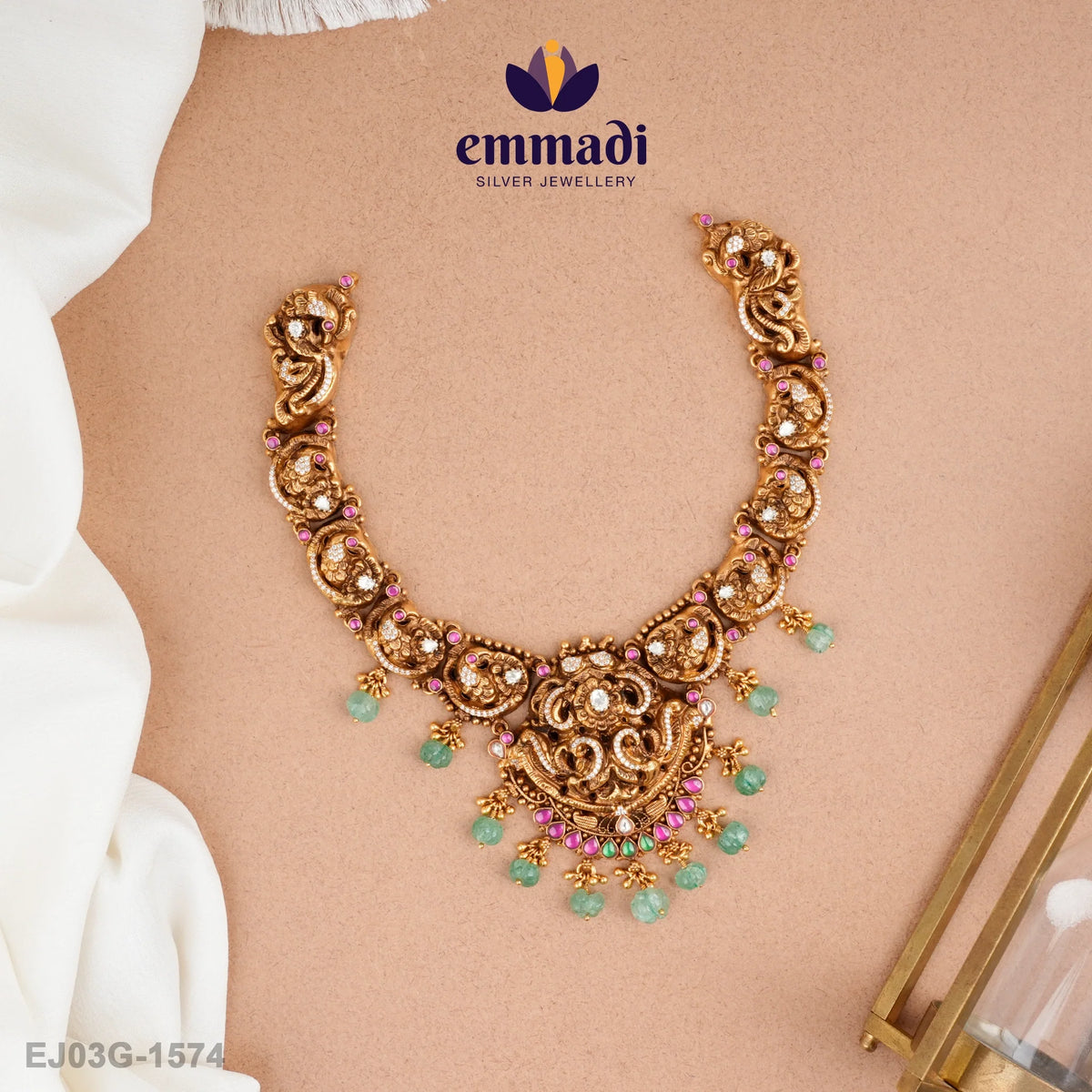 Sarvata Kundan Nakshi Multi Necklace