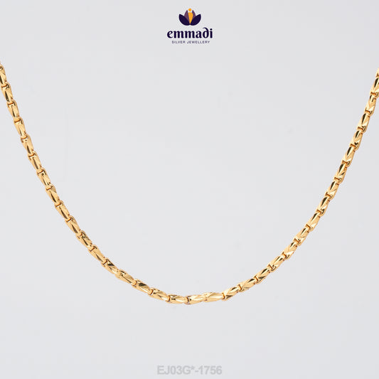 Geetha's Exquisite Gold Fancy Chain
