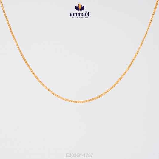 Hemalatha's Exquisite Gold Fancy Chain