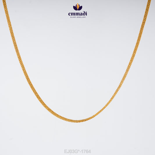 Lakshmi Radiance: Elegant Gold Chain Jewelry