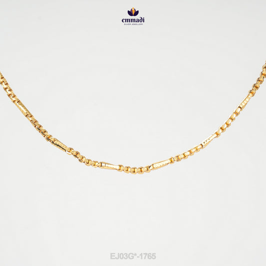 Adhithi Elegant Gold Fancy Chain