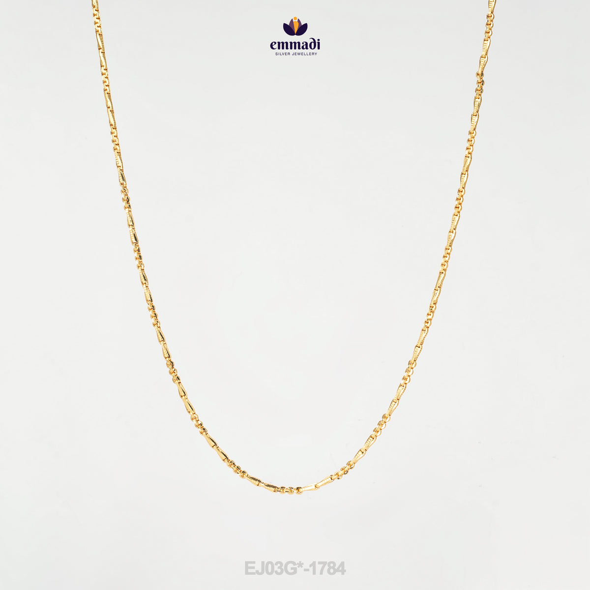 Devi's Elegant Gold Fancy Chain
