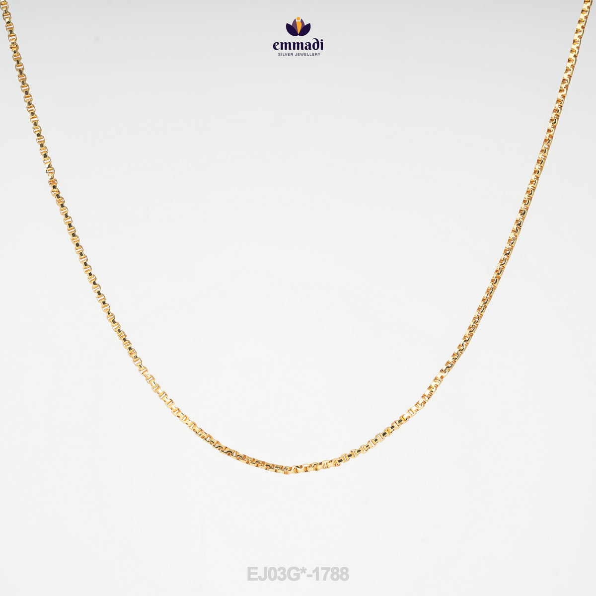 Durga Elegance: Fancy Gold Chain
