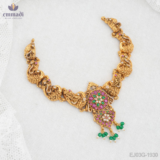 Sadhana Divine Nakshi Gold Necklace