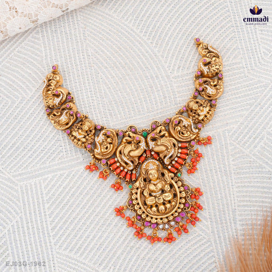 Kundan Nakshi Necklace and Buttalu Nakshi Silver Jewellery Collection