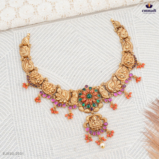 Exquisite Pagadam Necklaces and Buttalu Nakshi Silver Jewellery Collection