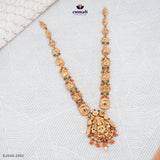 Ajmeri Silver Jewelry: Pagadam Long Necklace