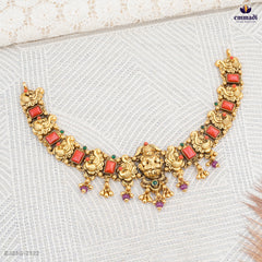 Aasmin Exquisite Nakshi Necklace & Anjana's Pagadam: Buttalu Nakshi Collection