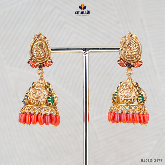 Bhaavya Silver Jewels: Buttalu Nakshi Collection