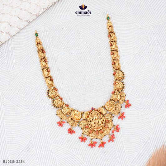 Shakshi's Exquisite Long Necklace Nakshi