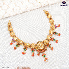 Reena's Exquisite Silver Nakshi Necklace