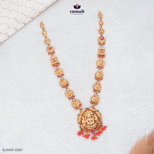 Versha's Pagadam: Long Necklace Nakshi