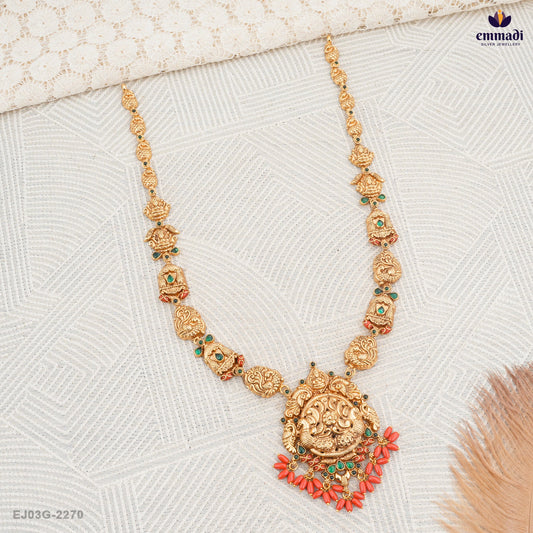 Parveen's Exquisite Nakshi Long Necklace