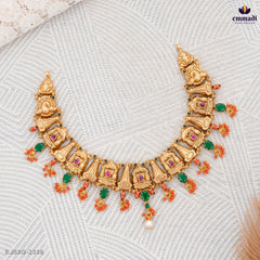 Iqra Pagadam Collection: Nakshi Necklace