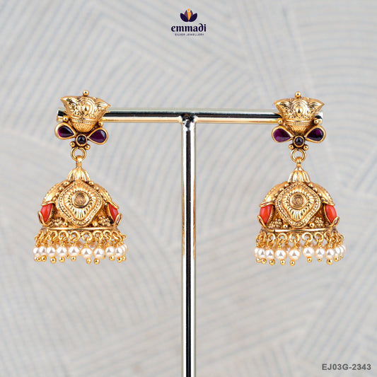 Renu Pagadam: Buttaloo Nakshi Silver Jewelry