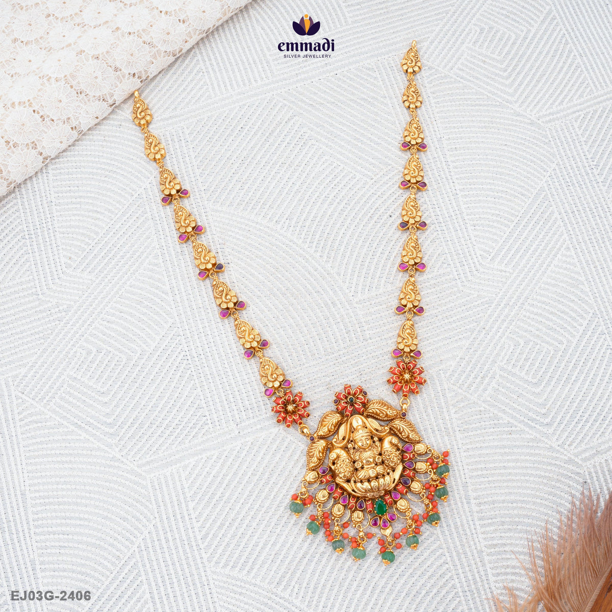 Babita Negi’s Exquisite Nakshi Long Necklace