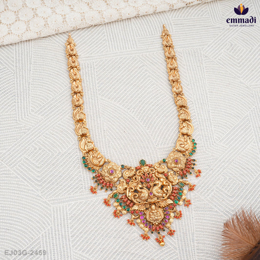 Guddi's Elegant Long Necklace Nakshi