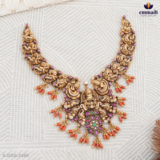 Kamlesh Pagadam: Multi Kundan Nakshi Necklace