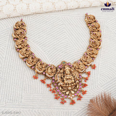 Lalmuni Koda Pagadam Necklace Nakshi Collection