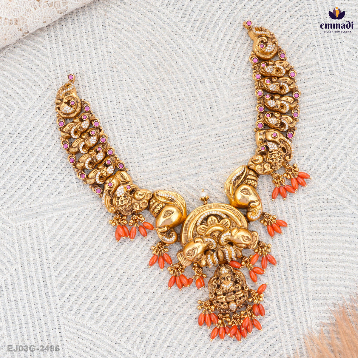 Almola Pagadam & Swara Exquisite Nakshi Necklace Collection